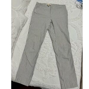 Etcetera Black/White Striped Pant size 0